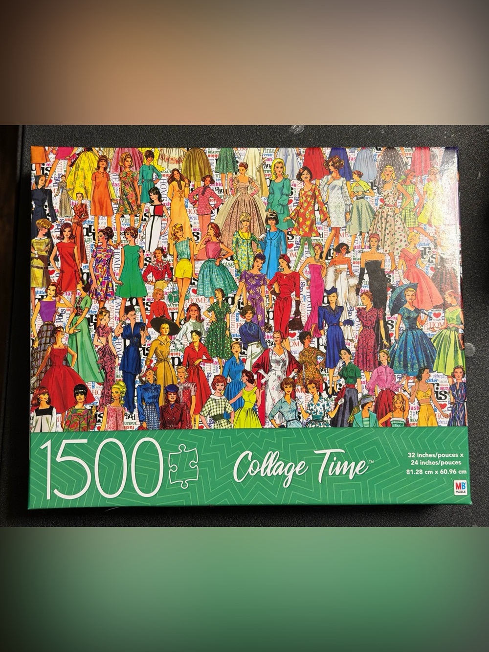 Collage Time 1500-Piece Jigsaw Puzzle - Multicolor